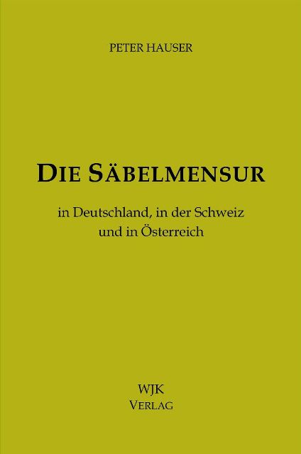 Die Säbelmensur